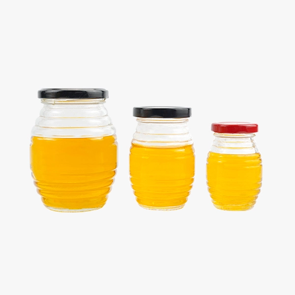 Glass Beehive Honey Jar