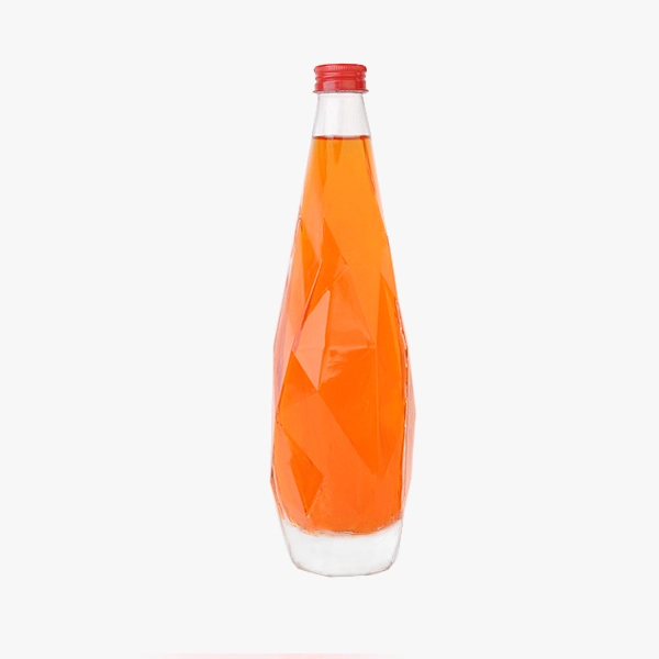 diamond shaped liquor bottle