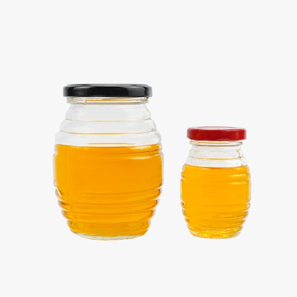 Glass Beehive Honey Jar