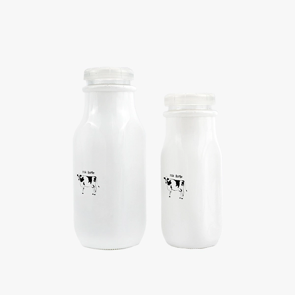 wholesale glass milk bottle with lids