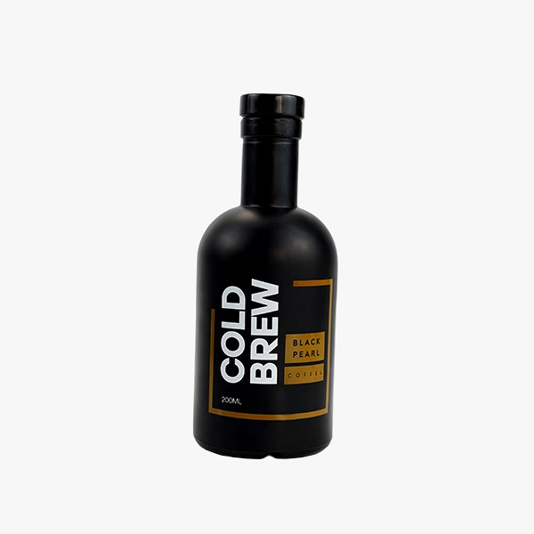 matte black glass nordic bottles