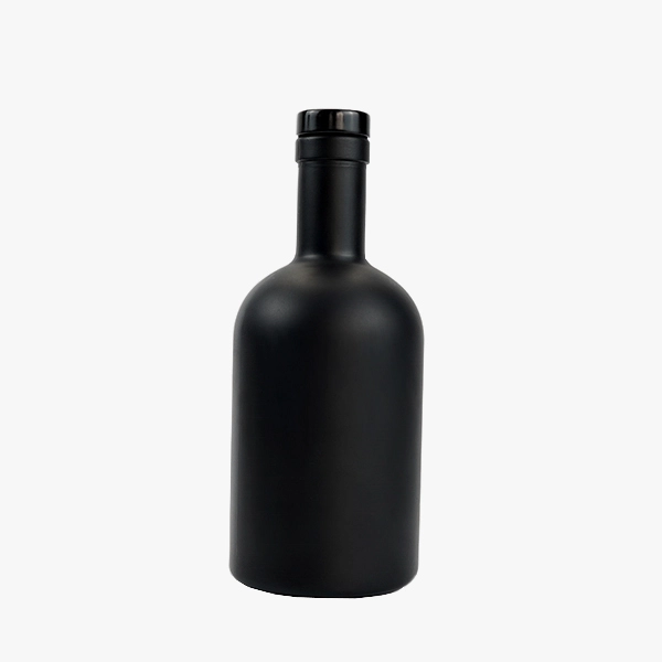 matte black glass nordic bottles