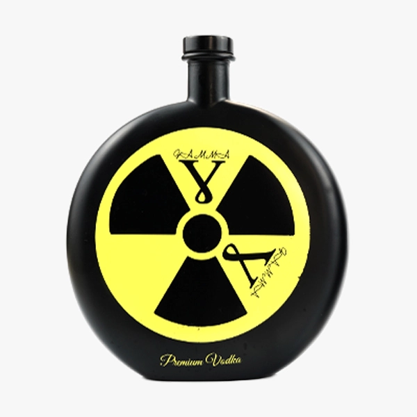 Flat Round Liquor Bottles