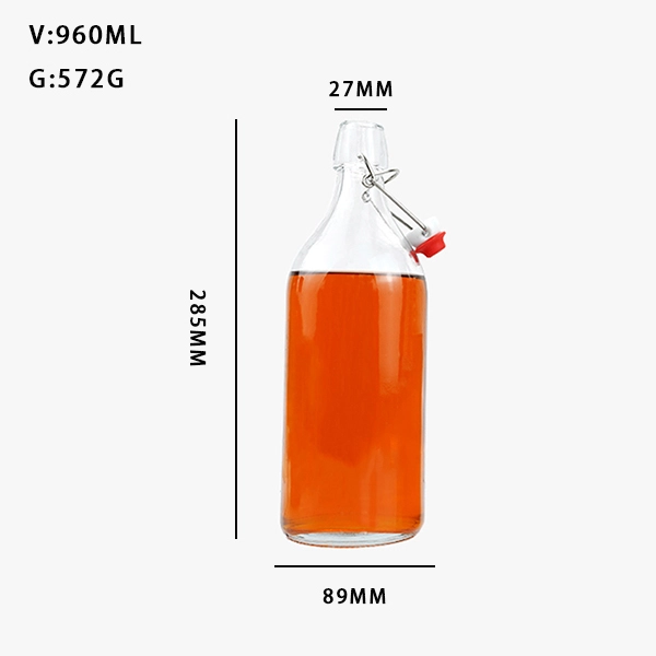 32oz Swing Top Glass Bottles