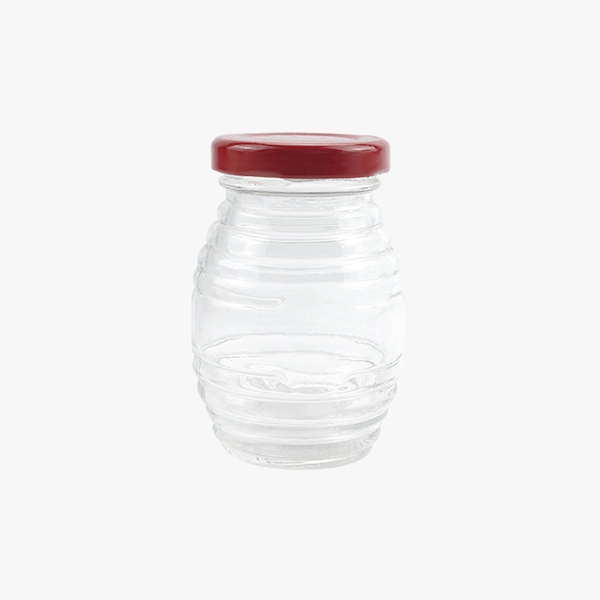 Glass Beehive Honey Jar