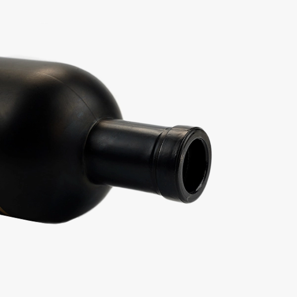 matte black glass nordic bottles