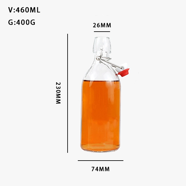 16oz Swing Top Glass Bottles