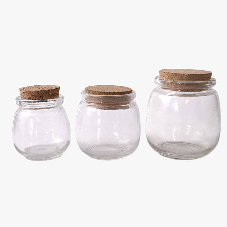 Glass Yogurt jars 100ml 170ml 250ml