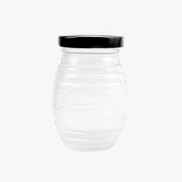 Glass Beehive Honey Jar