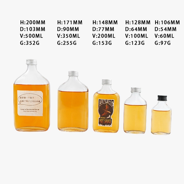 Glass Flask Bottles wholesale