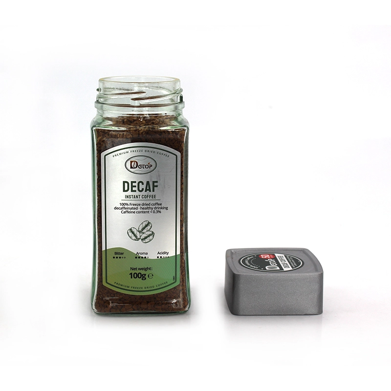 Instant Coffee Glass Jar