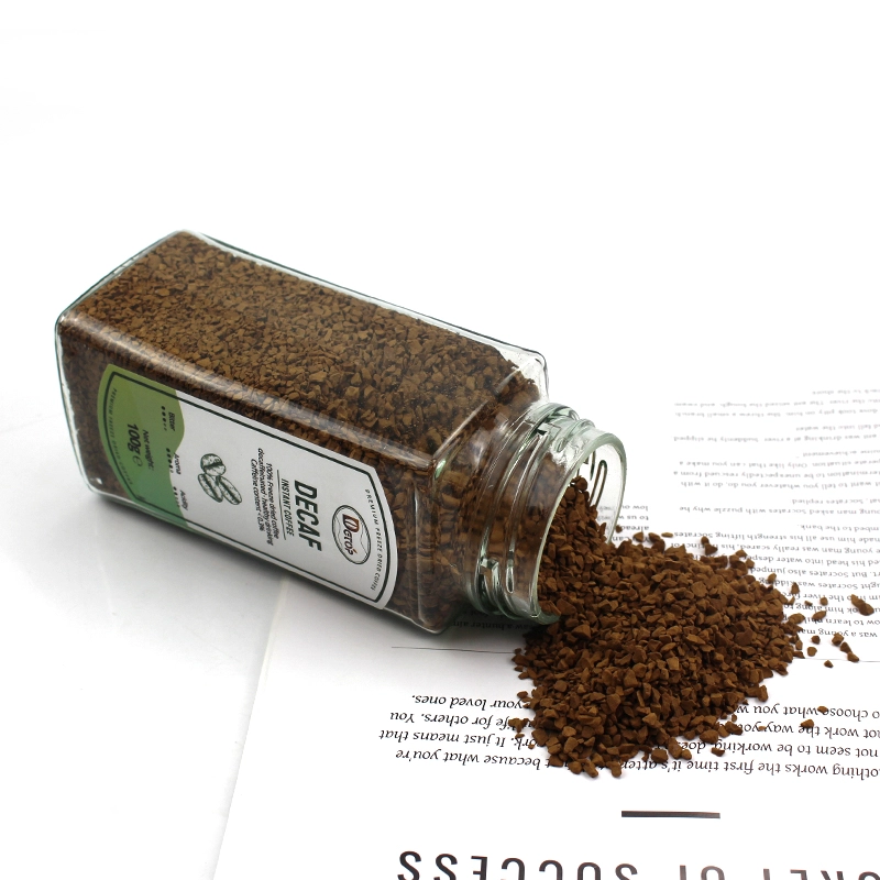 Instant Coffee Glass Jar