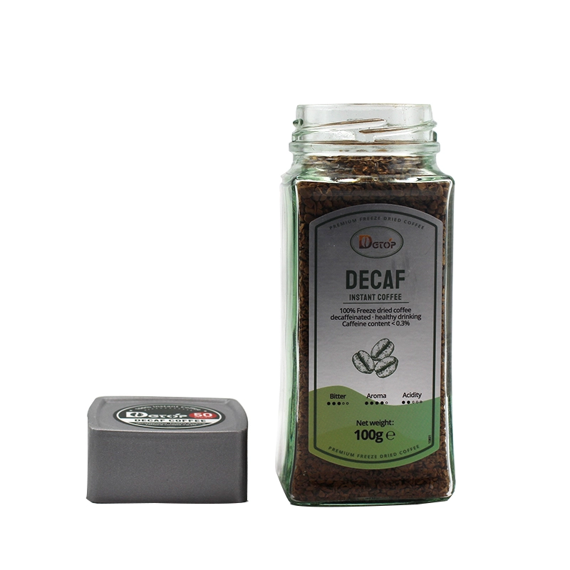 Instant Coffee Glass Jar