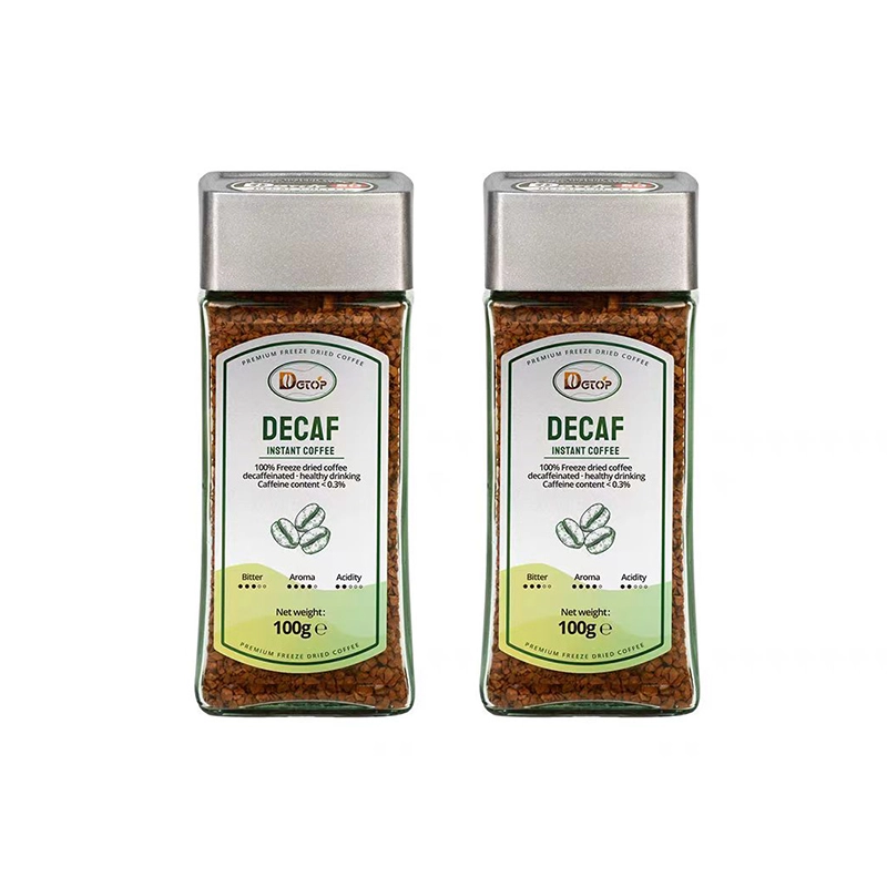 Instant Coffee Glass Jar