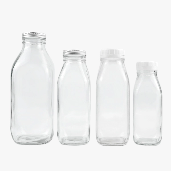 300ml 500ml 32oz Glass Milk Bottles