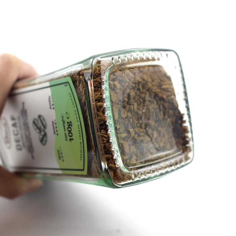 Instant Coffee Glass Jar