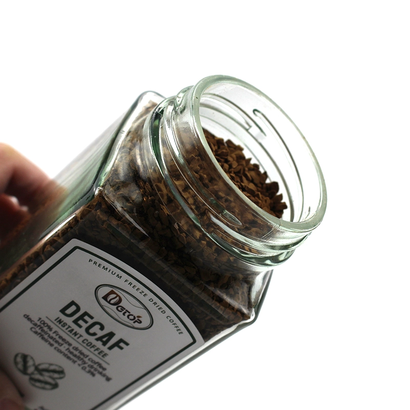 Instant Coffee Glass Jar