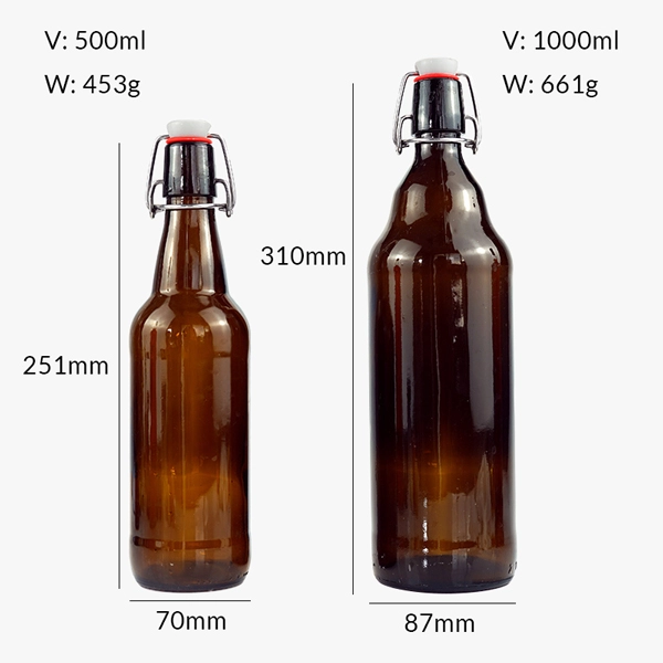 Swing Top Beer Bottles