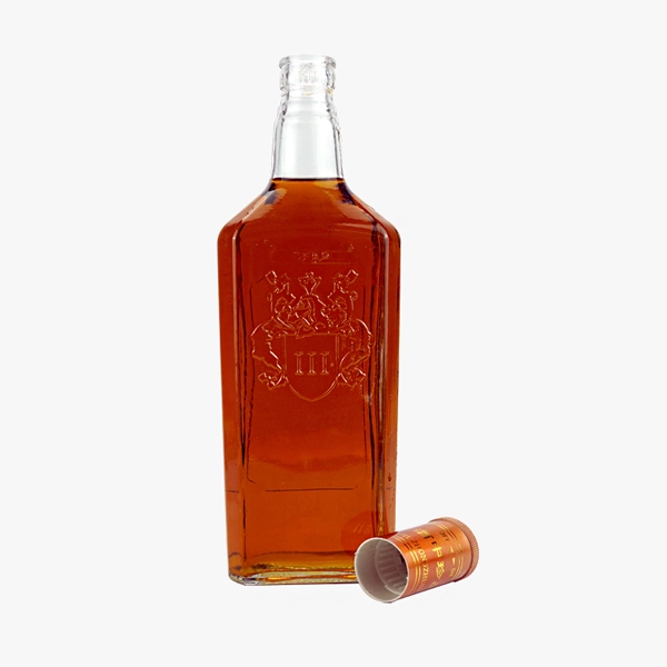 Glass Whiskey Bottle For Sale