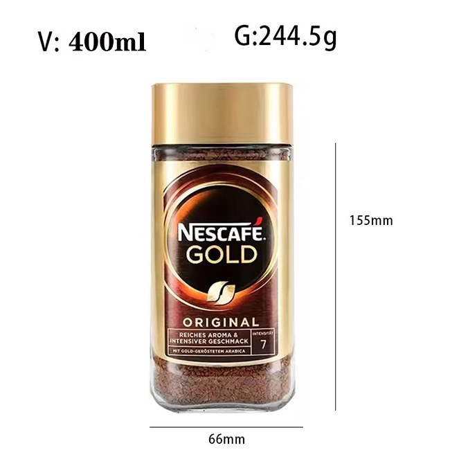 nescafe coffee glass jar