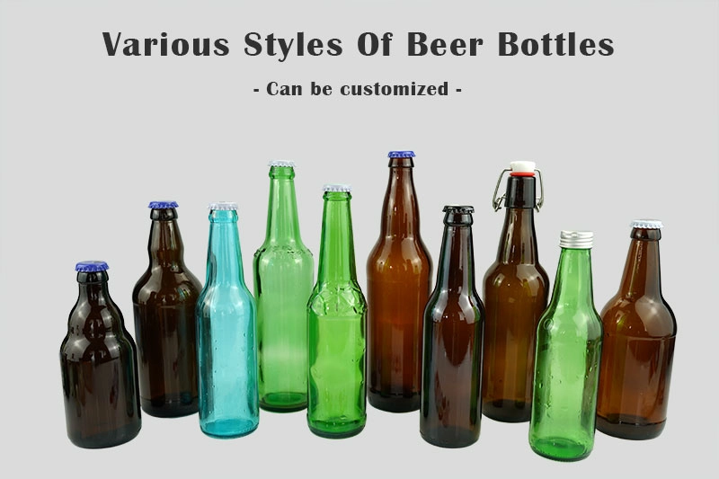 350ml 530ml 750ml Amber Glass Beer Bottle