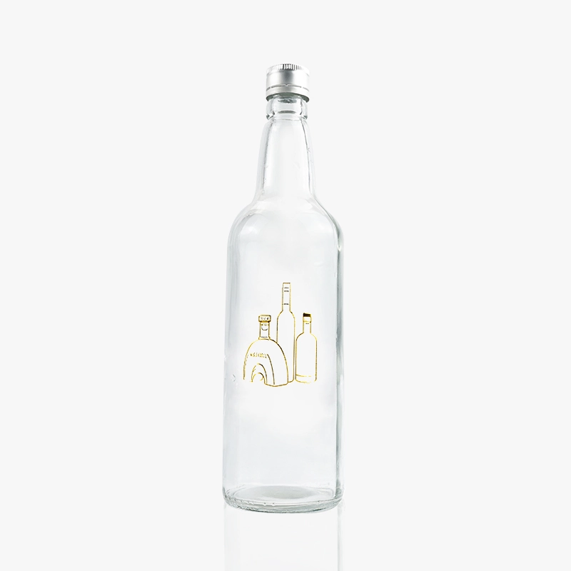 20oz 600ml Glass Whisky Bottles With Aluminum Caps