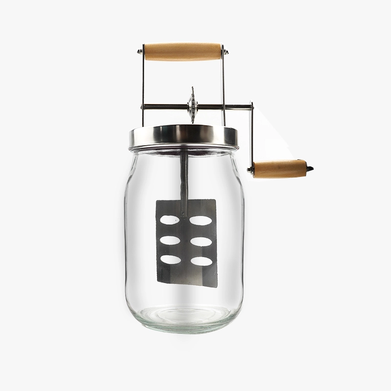 Glass Jar Butter Churn