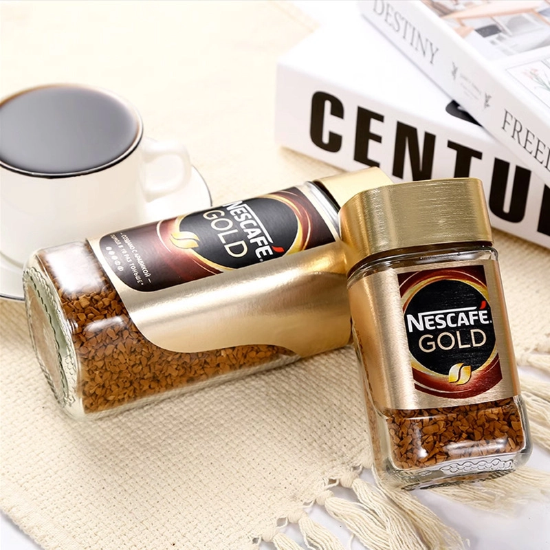 nescafe coffee glass jar
